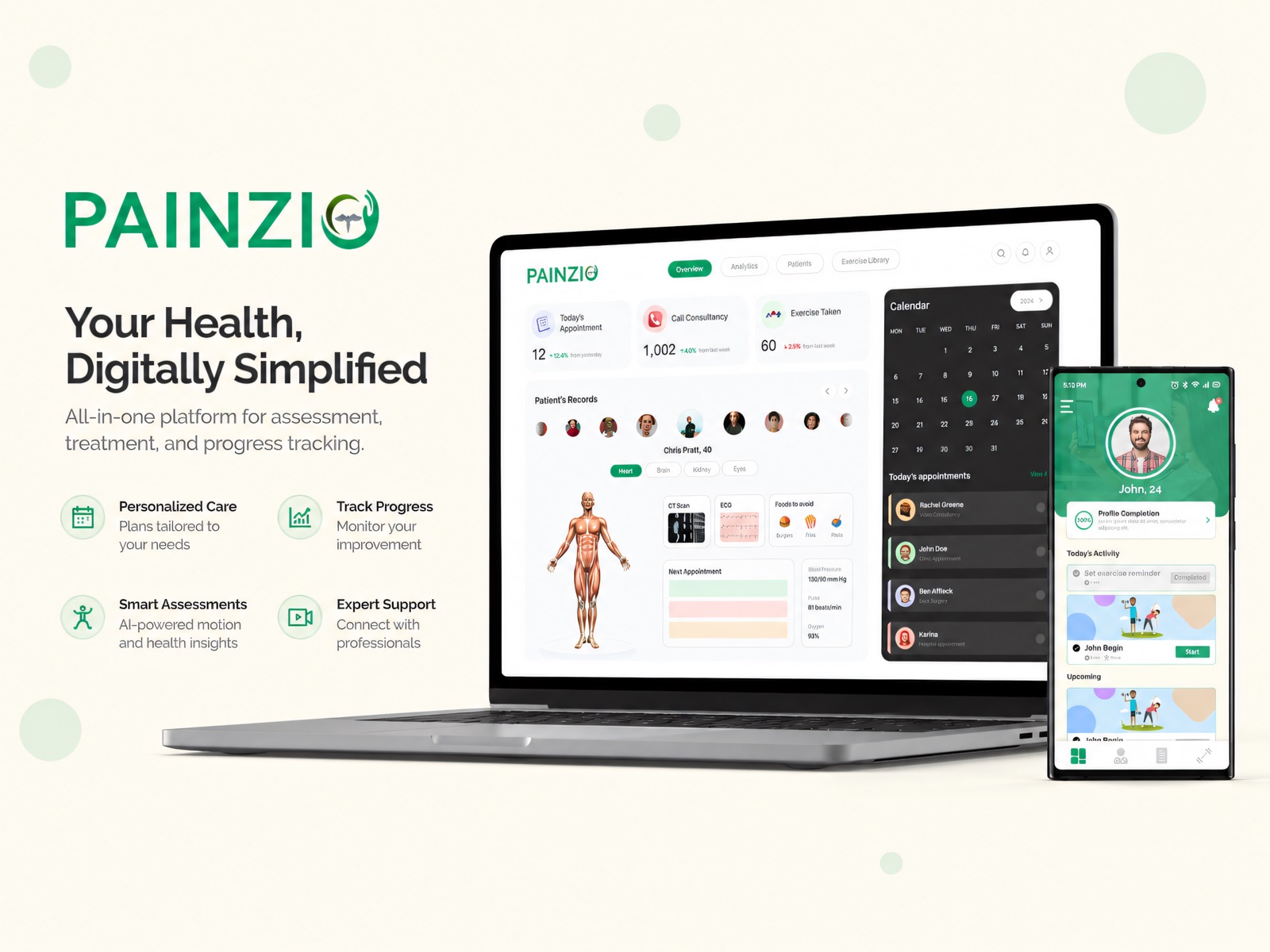 Doctor–Patient Health Platform — visual 1